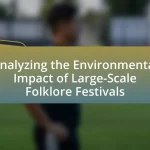 Analyzing the Environmental Impact of Large-Scale Folklore Festivals