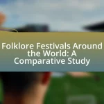 Folklore Festivals Around the World: A Comparative Study