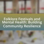 Folklore Festivals and Mental Health: Building Community Resilience
