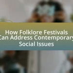 How Folklore Festivals Can Address Contemporary Social Issues