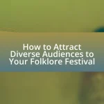How to Attract Diverse Audiences to Your Folklore Festival