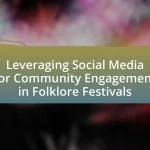 Leveraging Social Media for Community Engagement in Folklore Festivals