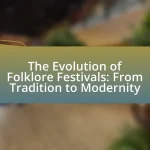 The Evolution of Folklore Festivals: From Tradition to Modernity