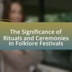 The Significance of Rituals and Ceremonies in Folklore Festivals