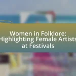 Women in Folklore: Highlighting Female Artists at Festivals